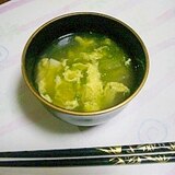 生あおさ海苔のかき玉スープ